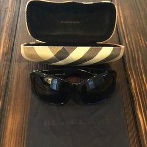 Black Burberry sunglasses